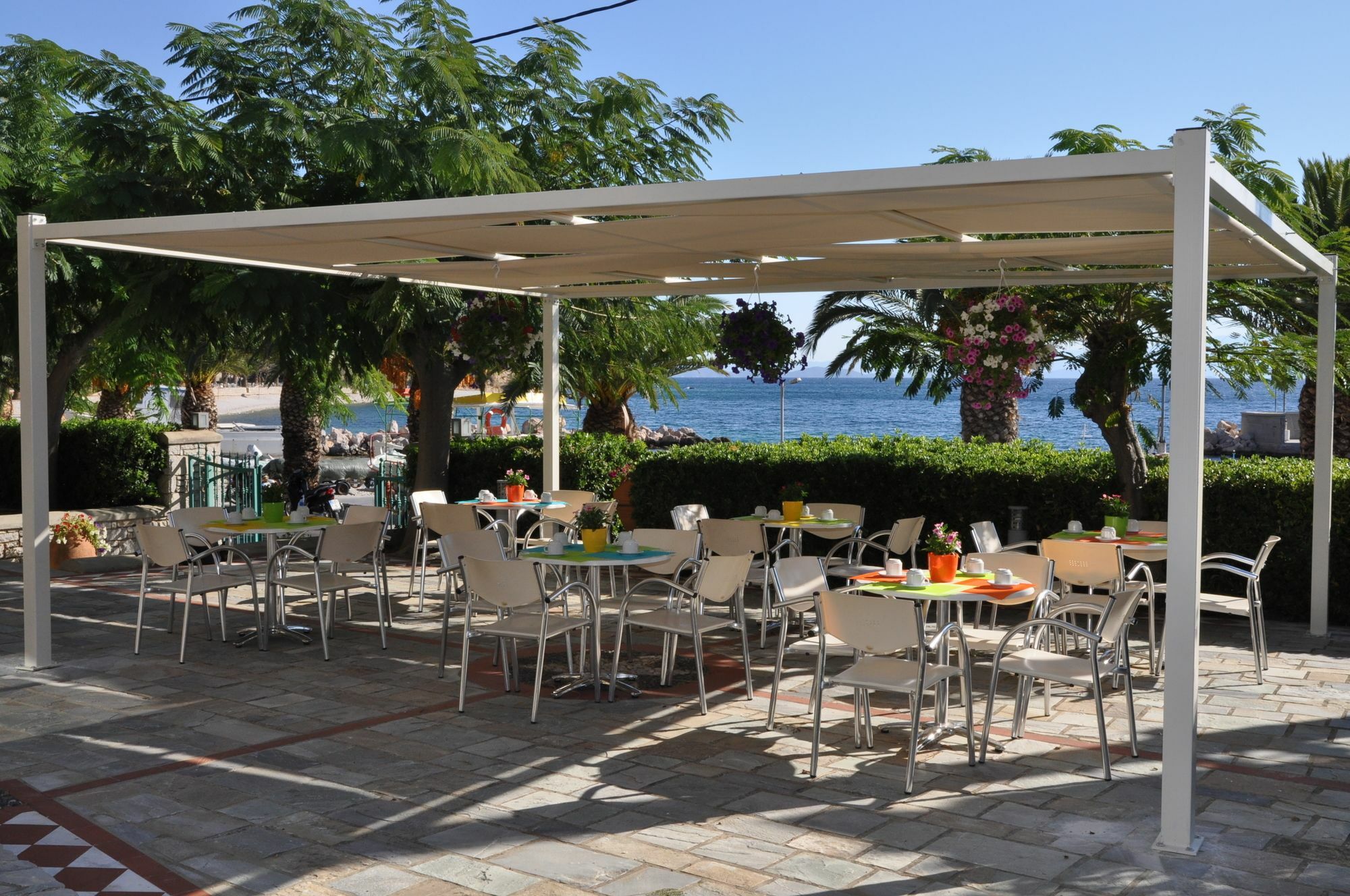Kyveli Hotel Apartments Vrontados Bagian luar foto